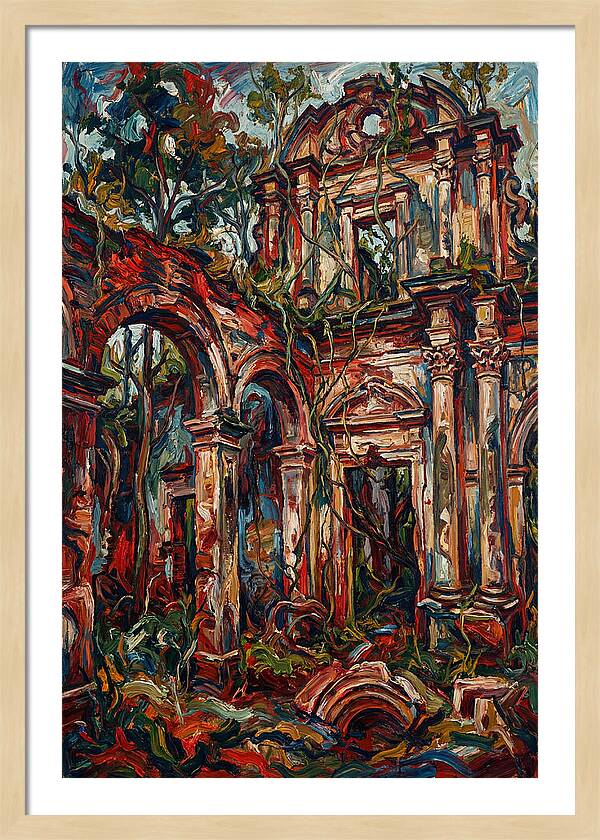 Colonial Ruins In Nature