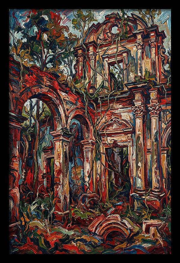Colonial Ruins In Nature