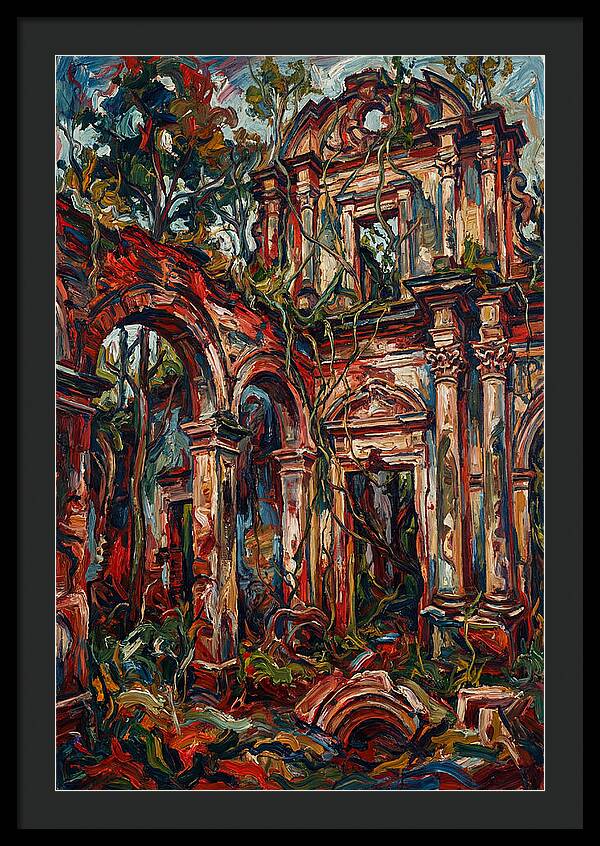 Colonial Ruins In Nature