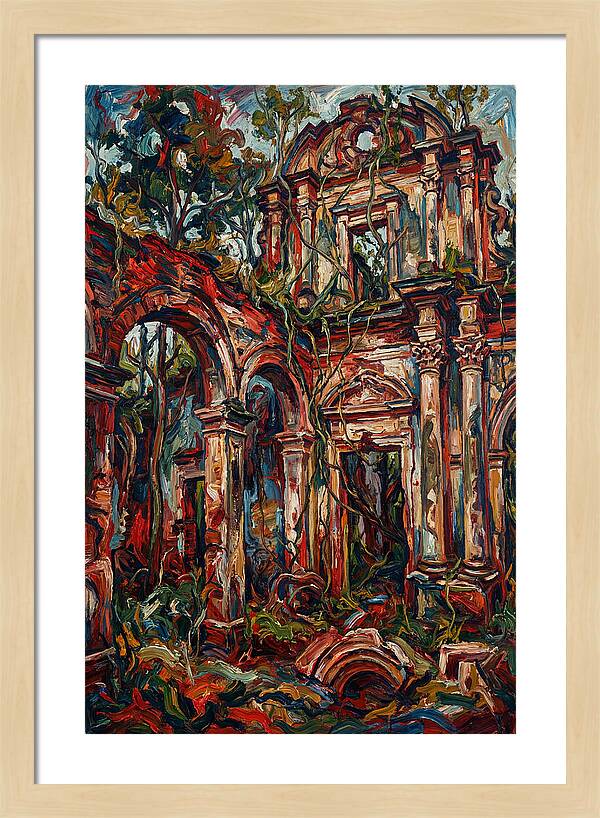 Colonial Ruins In Nature