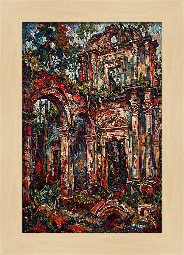 Colonial Ruins In Nature