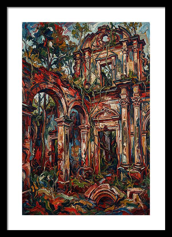 Colonial Ruins In Nature