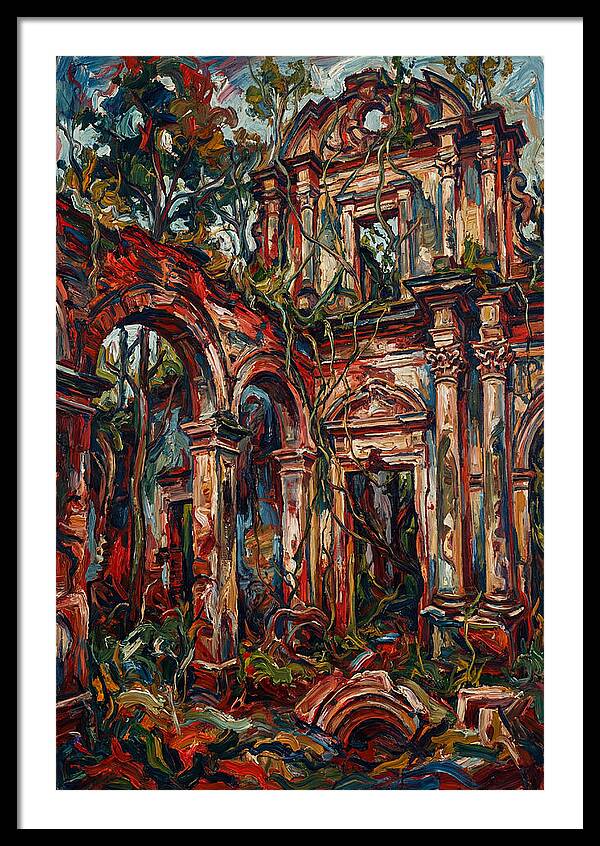 Colonial Ruins In Nature