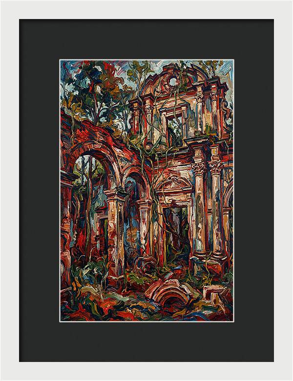 Colonial Ruins In Nature