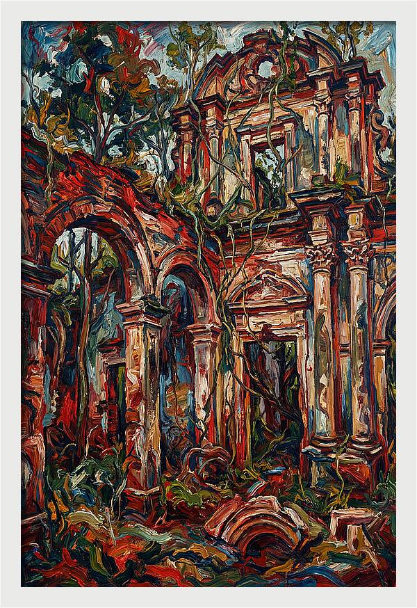 Colonial Ruins In Nature