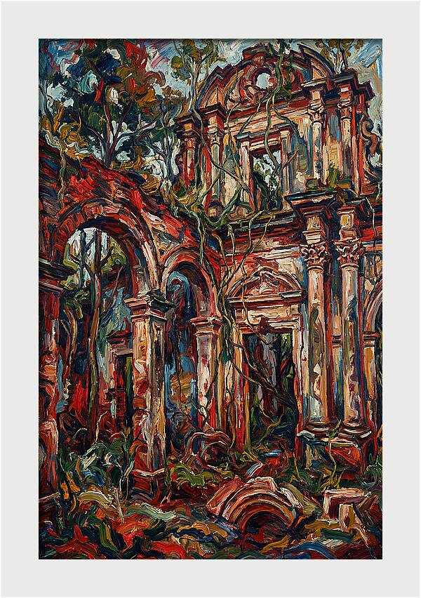 Colonial Ruins In Nature