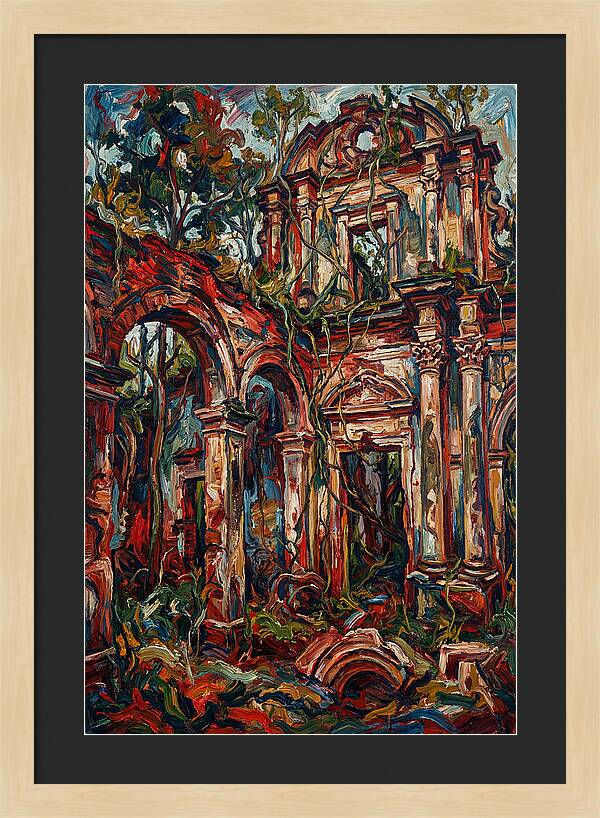 Colonial Ruins In Nature