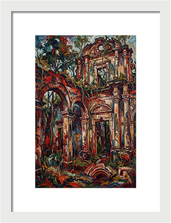 Colonial Ruins In Nature