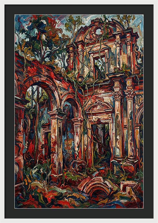 Colonial Ruins In Nature