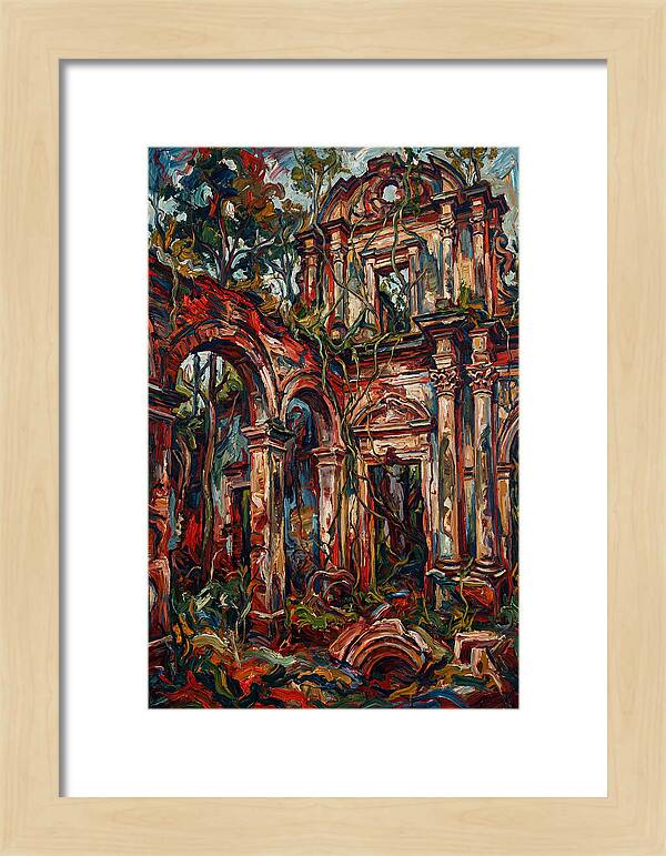 Colonial Ruins In Nature