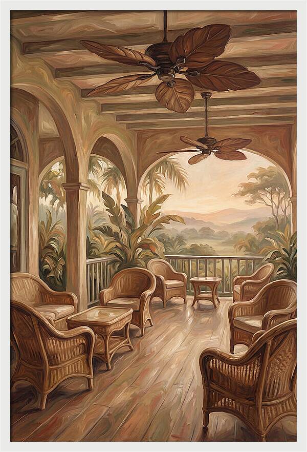 Colonial Veranda Serenity