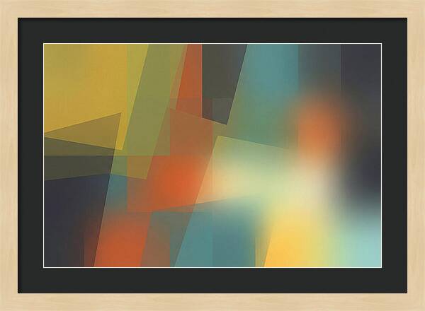 Color Field Dissolving Gradually