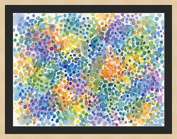 Colorful Abstract Dots Composition
