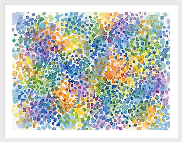 Colorful Abstract Dots Composition