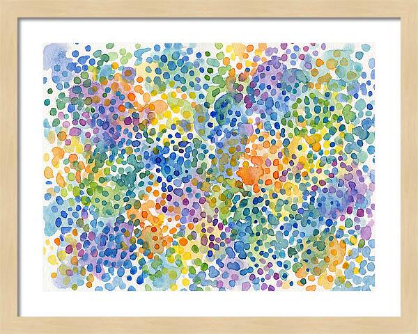 Colorful Abstract Dots Composition