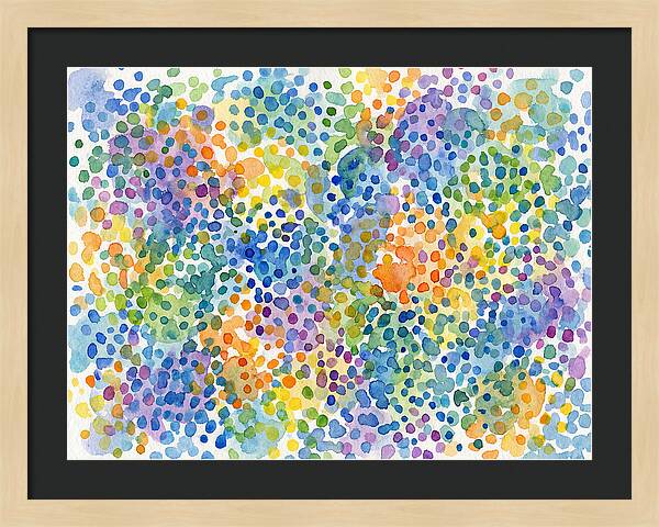 Colorful Abstract Dots Composition