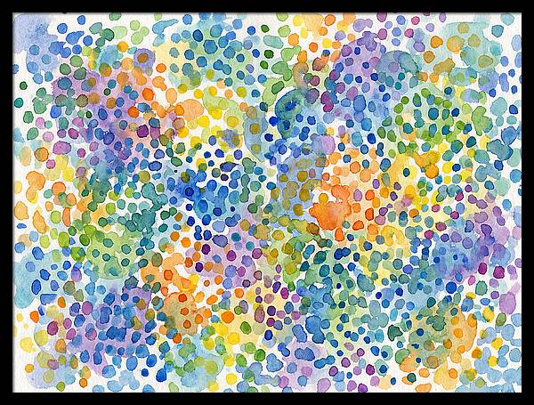 Colorful Abstract Dots Composition