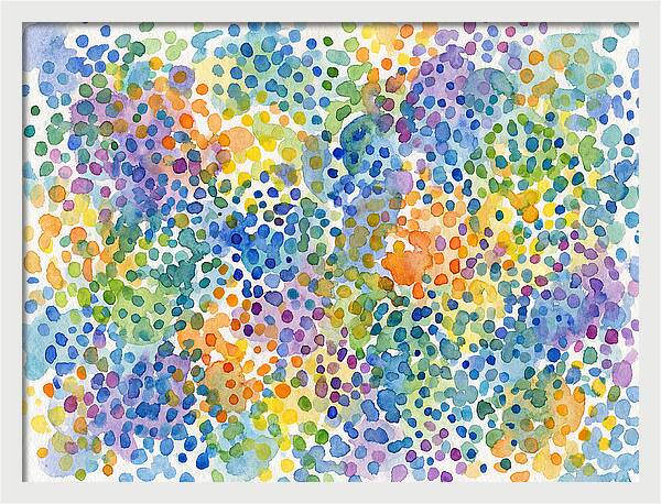 Colorful Abstract Dots Composition