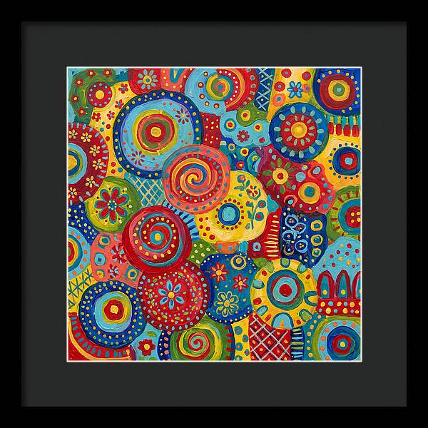 Colorful Abstract Folk Patterns