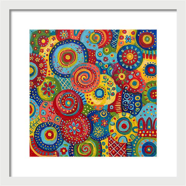 Colorful Abstract Folk Patterns