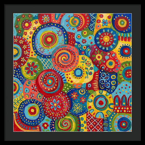 Colorful Abstract Folk Patterns