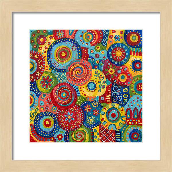 Colorful Abstract Folk Patterns