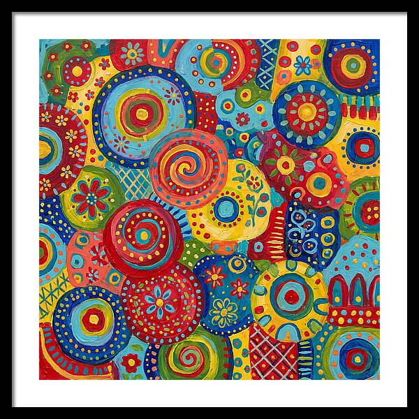 Colorful Abstract Folk Patterns