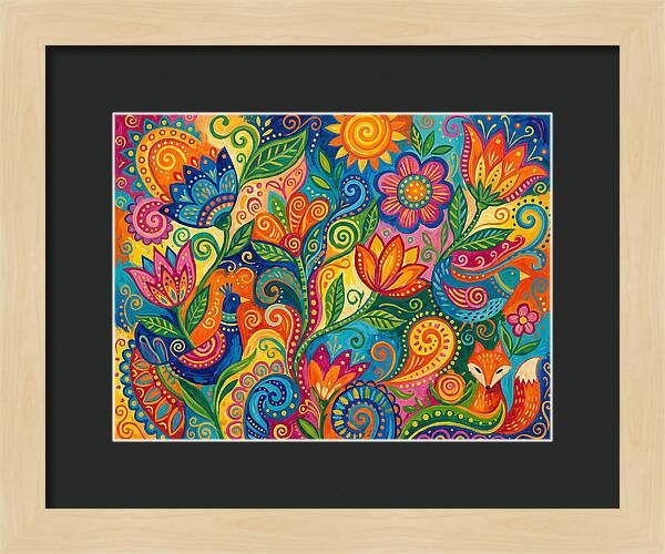 Colorful Abstract Nature Scene