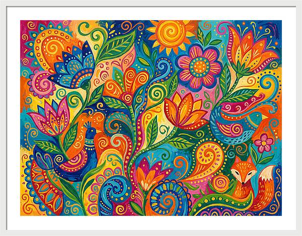 Colorful Abstract Nature Scene