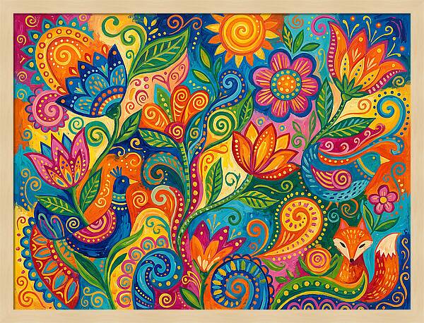 Colorful Abstract Nature Scene
