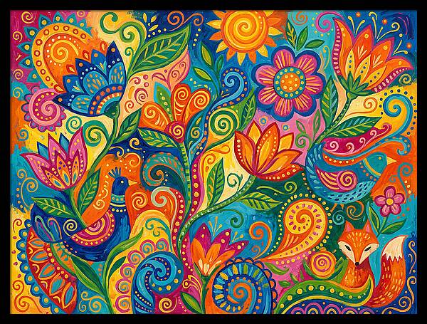 Colorful Abstract Nature Scene