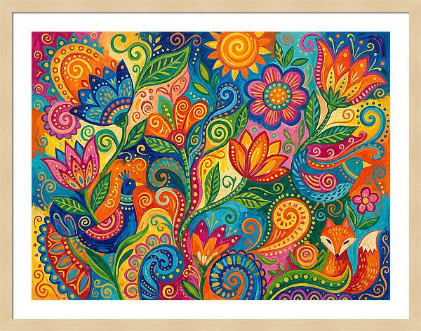 Colorful Abstract Nature Scene