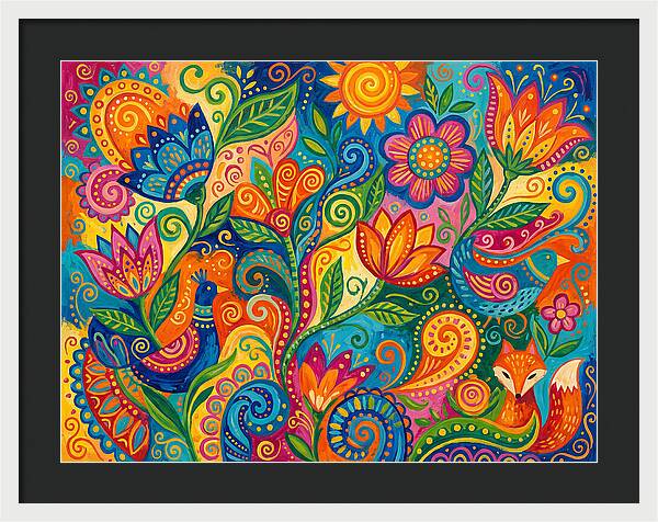 Colorful Abstract Nature Scene