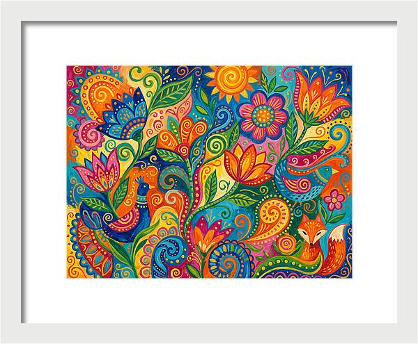 Colorful Abstract Nature Scene
