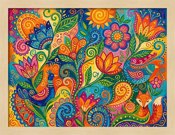Colorful Abstract Nature Scene