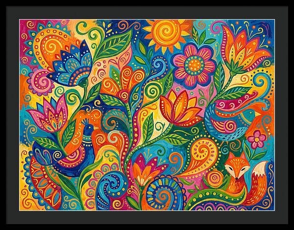 Colorful Abstract Nature Scene