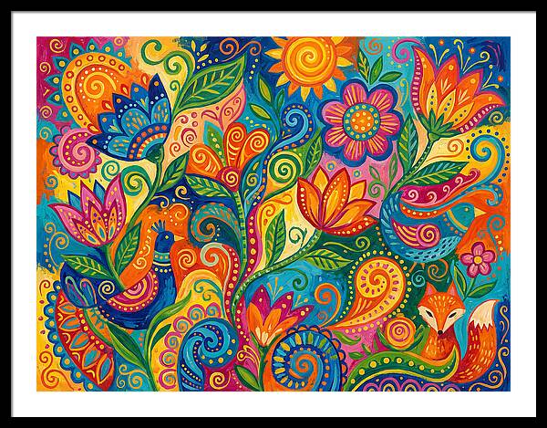 Colorful Abstract Nature Scene