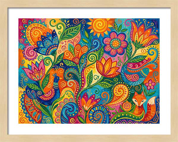 Colorful Abstract Nature Scene