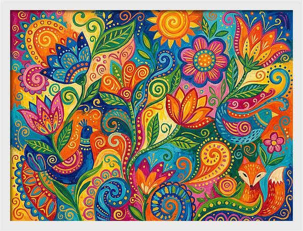 Colorful Abstract Nature Scene