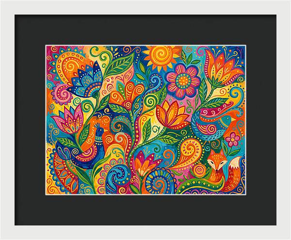 Colorful Abstract Nature Scene