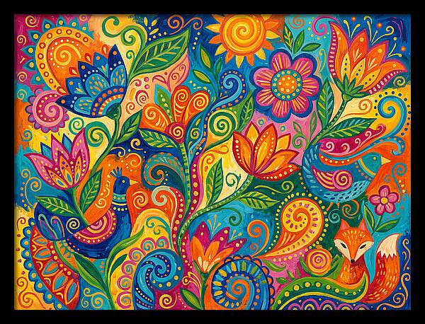 Colorful Abstract Nature Scene