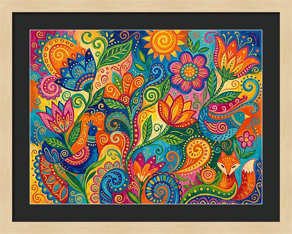 Colorful Abstract Nature Scene