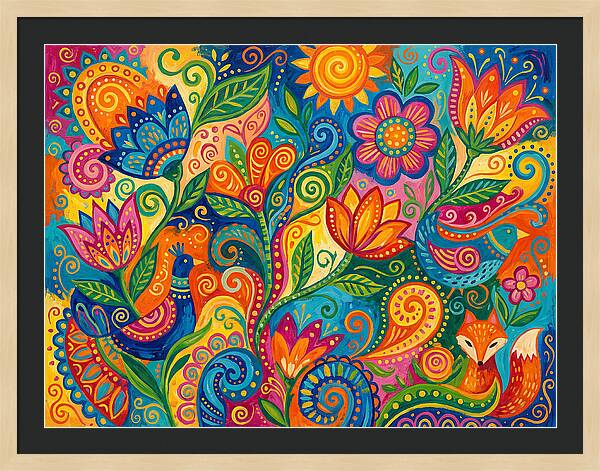 Colorful Abstract Nature Scene
