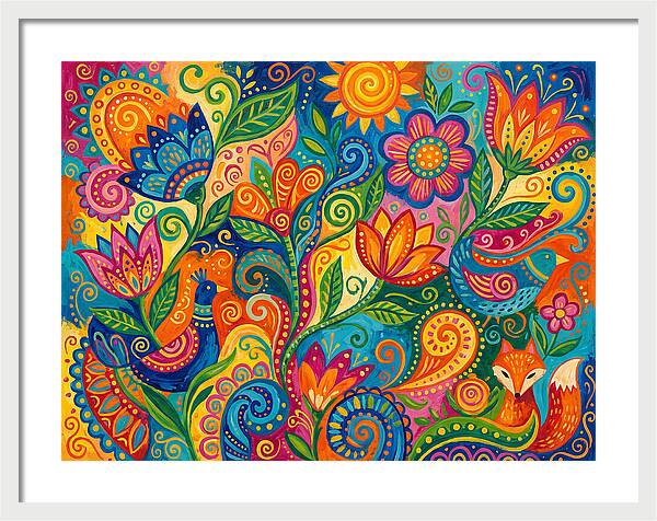 Colorful Abstract Nature Scene