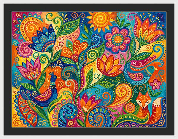 Colorful Abstract Nature Scene