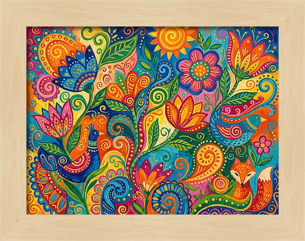 Colorful Abstract Nature Scene