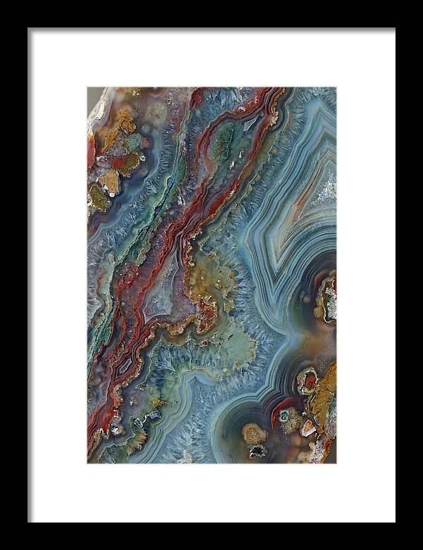 Colorful Agate Slice Abstract