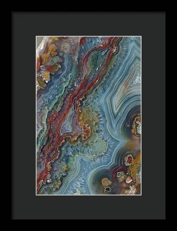 Colorful Agate Slice Abstract