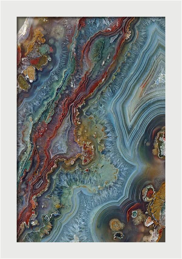 Colorful Agate Slice Abstract