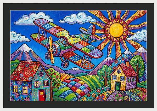 Colorful Airplane Adventure